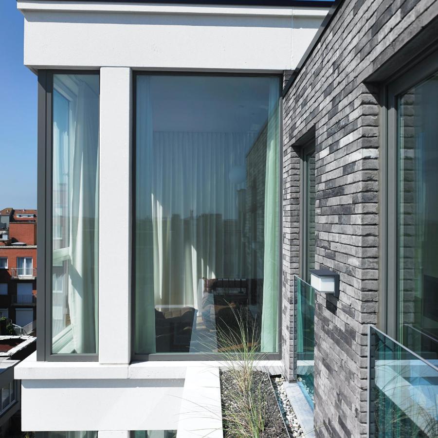デ ハーンStijlvolle En Lichtrijke Design Penthouse Met Prachtig Uitzicht Te Wenduineアパートメント エクステリア 写真