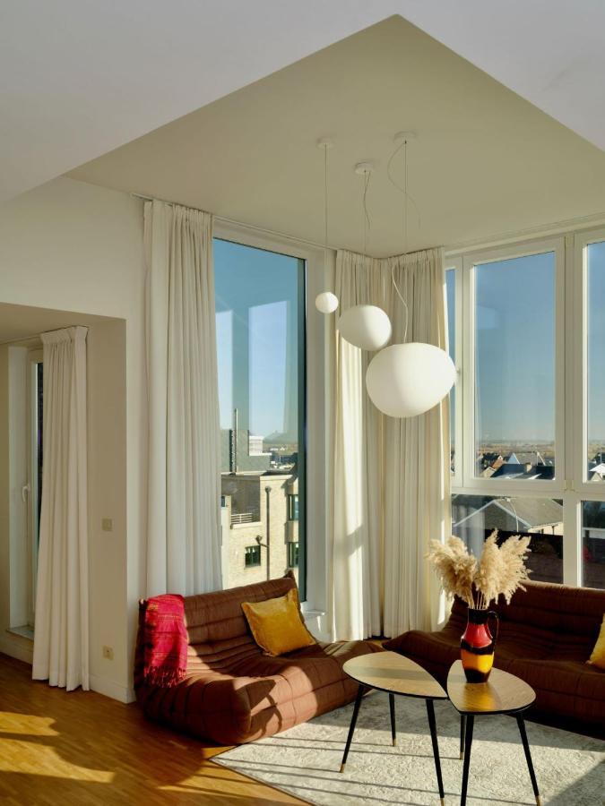 デ ハーンStijlvolle En Lichtrijke Design Penthouse Met Prachtig Uitzicht Te Wenduineアパートメント エクステリア 写真