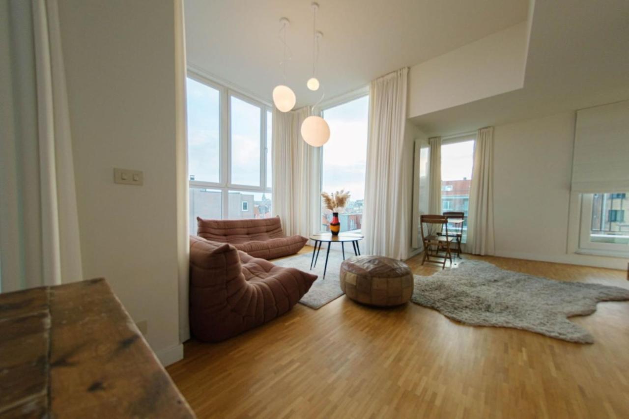 デ ハーンStijlvolle En Lichtrijke Design Penthouse Met Prachtig Uitzicht Te Wenduineアパートメント エクステリア 写真