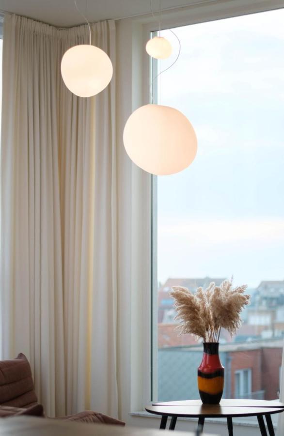 デ ハーンStijlvolle En Lichtrijke Design Penthouse Met Prachtig Uitzicht Te Wenduineアパートメント エクステリア 写真
