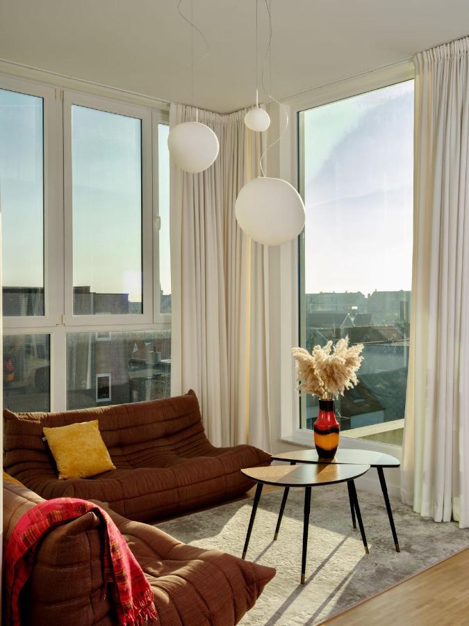 デ ハーンStijlvolle En Lichtrijke Design Penthouse Met Prachtig Uitzicht Te Wenduineアパートメント エクステリア 写真