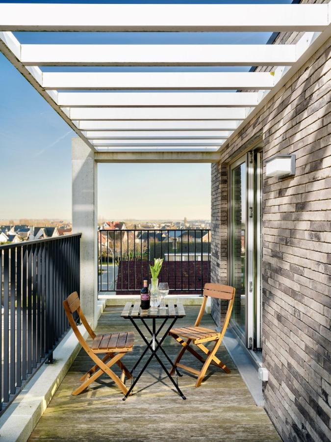 デ ハーンStijlvolle En Lichtrijke Design Penthouse Met Prachtig Uitzicht Te Wenduineアパートメント エクステリア 写真