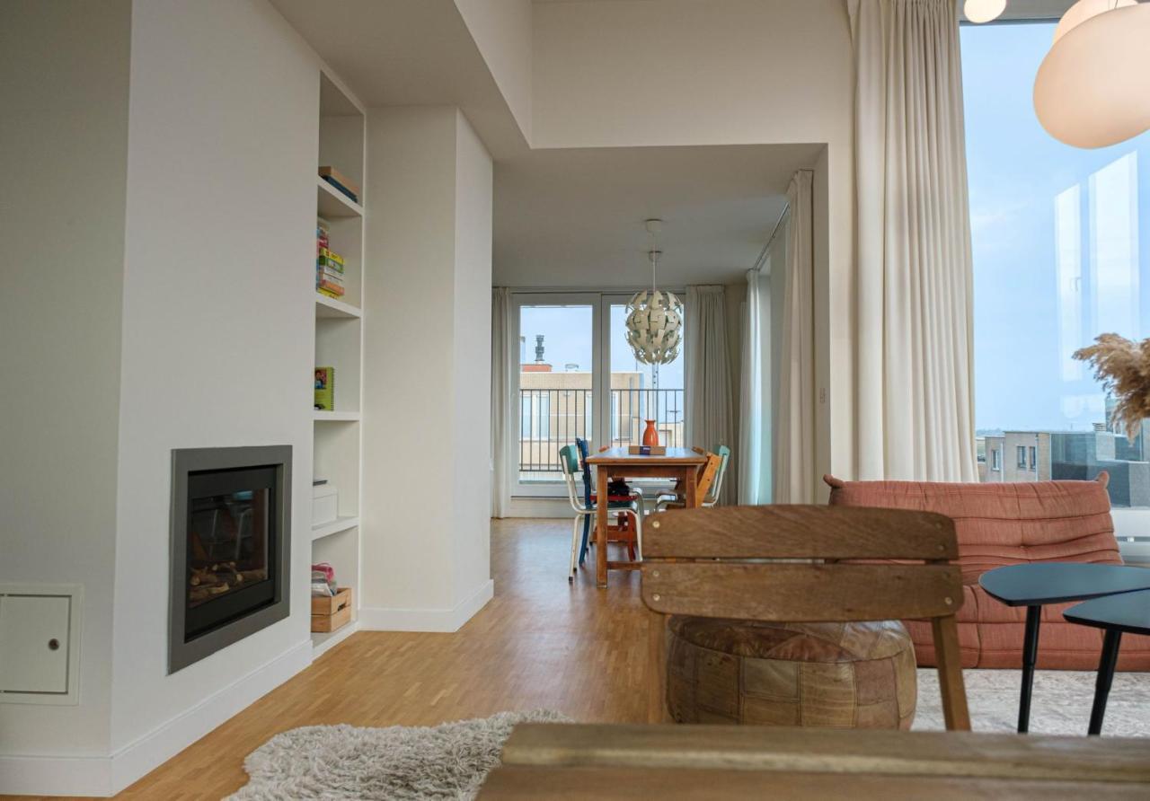 デ ハーンStijlvolle En Lichtrijke Design Penthouse Met Prachtig Uitzicht Te Wenduineアパートメント エクステリア 写真